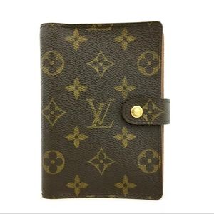 Louis Vuitton Monogram Agenda Notebook Wallet +2026 Calendar *tiny rip